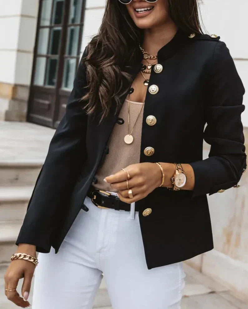 Blazer feminino com botões AB600