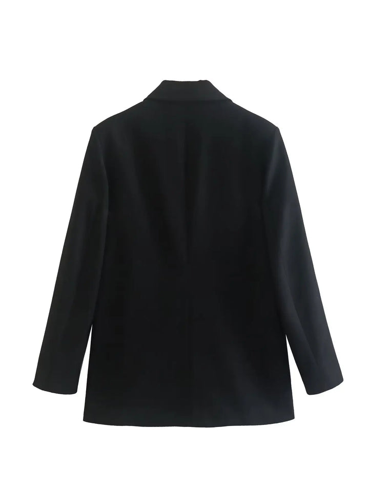 Blazer feminino oversized dois botões modix